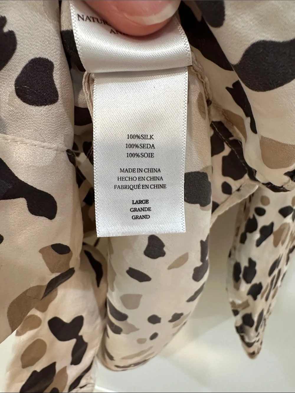 Rails White Animal-Print Button-Down Blouse - Picture 11 of 11